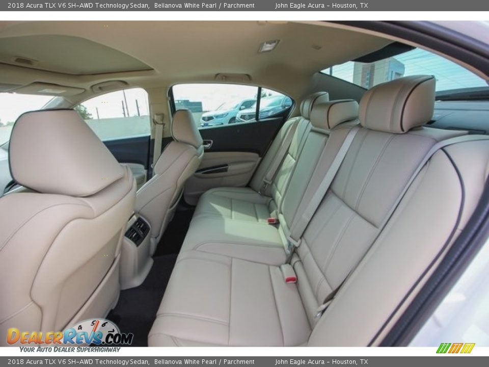 Rear Seat of 2018 Acura TLX V6 SH-AWD Technology Sedan Photo #21