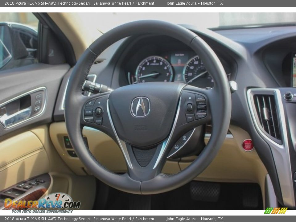 2018 Acura TLX V6 SH-AWD Technology Sedan Steering Wheel Photo #29