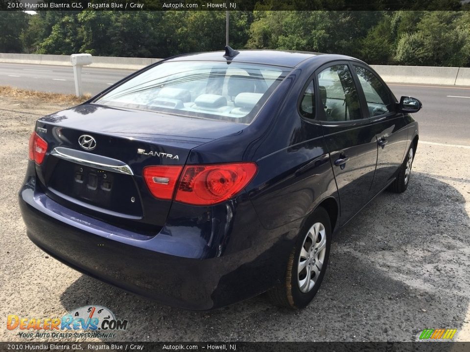 2010 Hyundai Elantra GLS Regatta Blue / Gray Photo #7