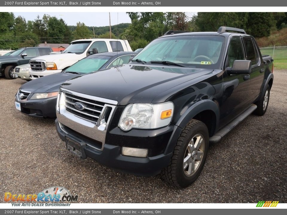 2007 Ford Explorer Sport Trac XLT Black / Light Stone Photo #3