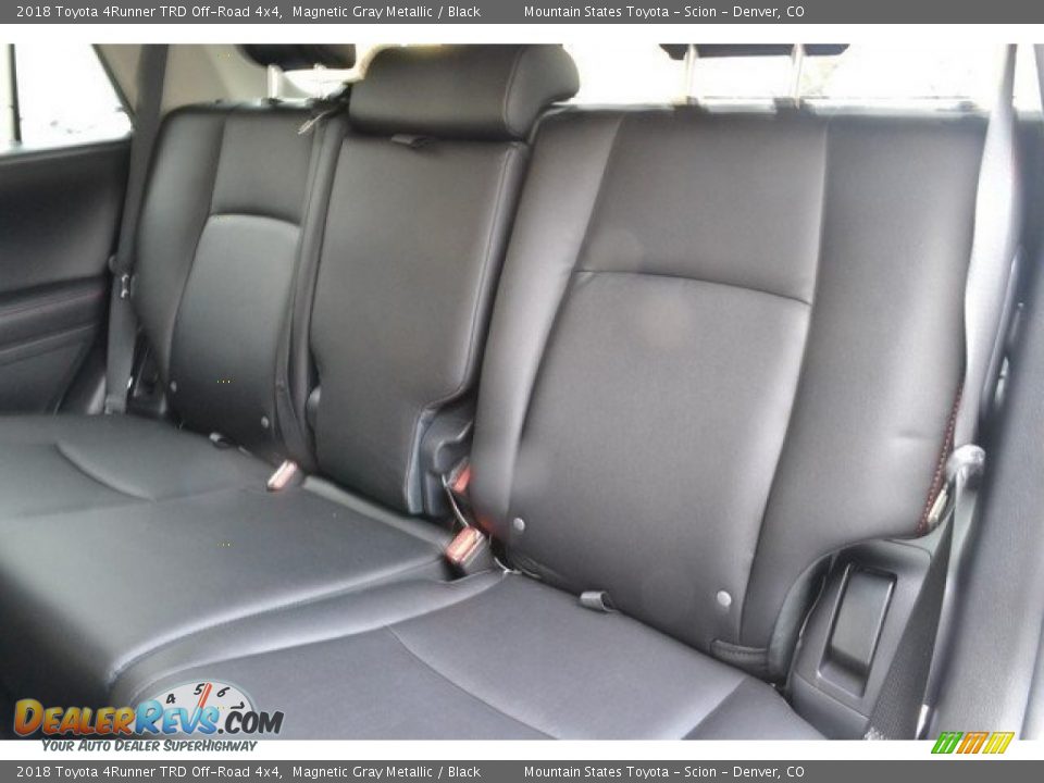 Rear Seat of 2018 Toyota 4Runner TRD Off-Road 4x4 Photo #7