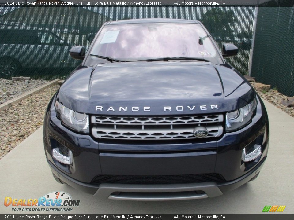 2014 Land Rover Range Rover Evoque Pure Plus Loire Blue Metallic / Almond/Espresso Photo #6