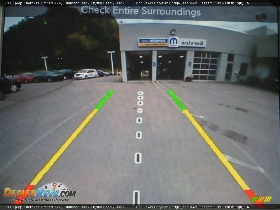 2018 Jeep Cherokee Limited 4x4 Diamond Black Crystal Pearl / Black Photo #18