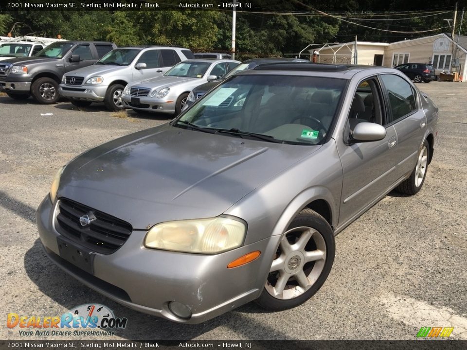 2001 Nissan Maxima SE Sterling Mist Metallic / Black Photo #1