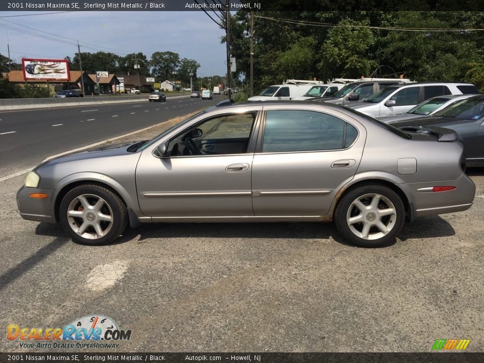2001 Nissan Maxima SE Sterling Mist Metallic / Black Photo #3