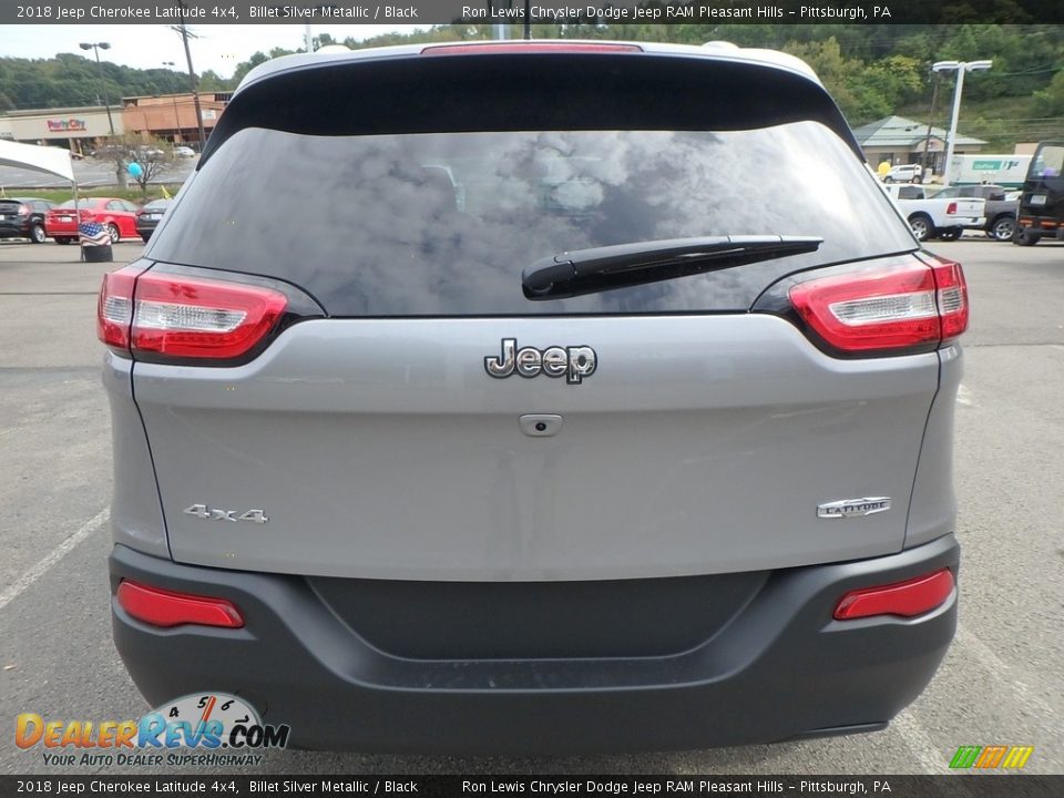 2018 Jeep Cherokee Latitude 4x4 Billet Silver Metallic / Black Photo #4