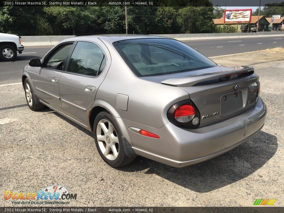 2001 Nissan Maxima SE Sterling Mist Metallic / Black Photo #4