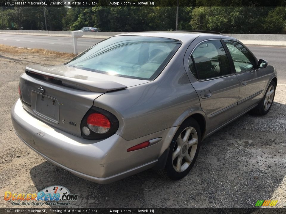 2001 Nissan Maxima SE Sterling Mist Metallic / Black Photo #6