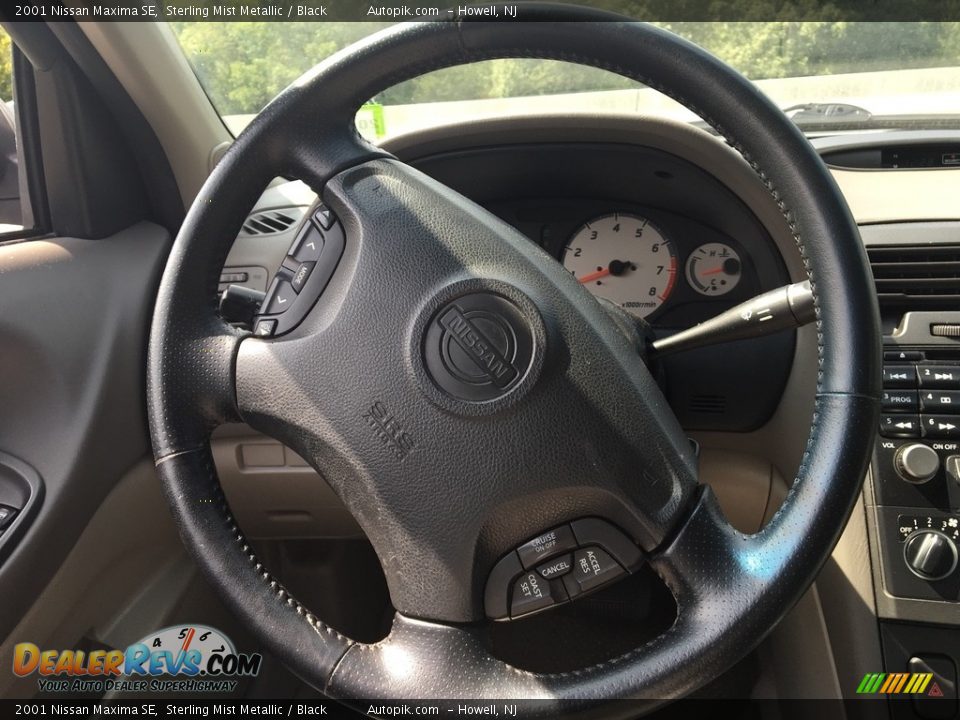 2001 Nissan Maxima SE Sterling Mist Metallic / Black Photo #15