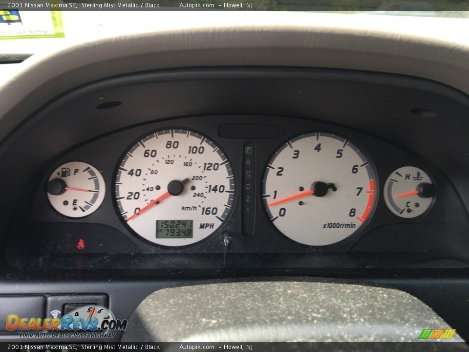 2001 Nissan Maxima SE Sterling Mist Metallic / Black Photo #19