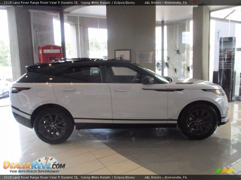 2018 Land Rover Range Rover Velar R Dynamic SE Yulong White Metallic / Eclipse/Ebony Photo #2