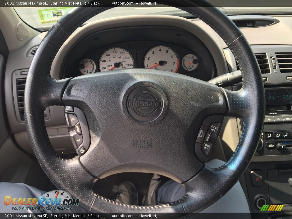 2001 Nissan Maxima SE Sterling Mist Metallic / Black Photo #20