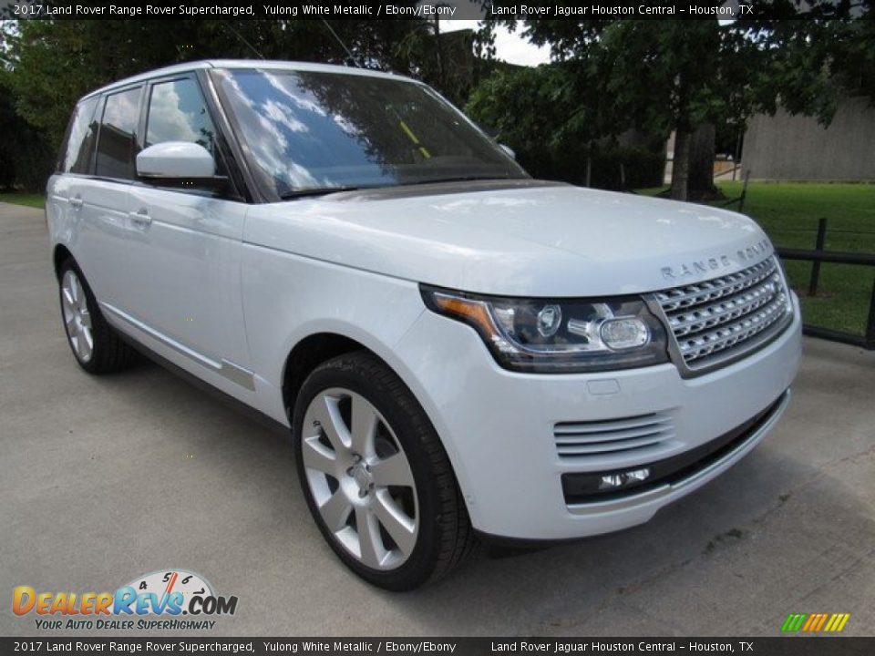 2017 Land Rover Range Rover Supercharged Yulong White Metallic / Ebony/Ebony Photo #2