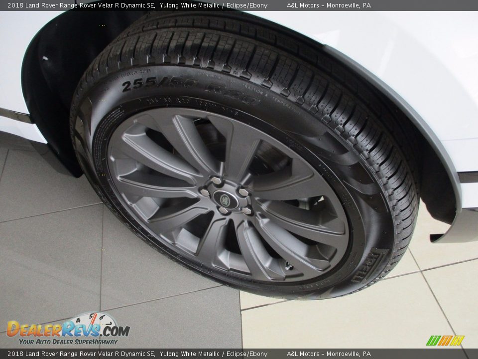 2018 Land Rover Range Rover Velar R Dynamic SE Yulong White Metallic / Eclipse/Ebony Photo #6