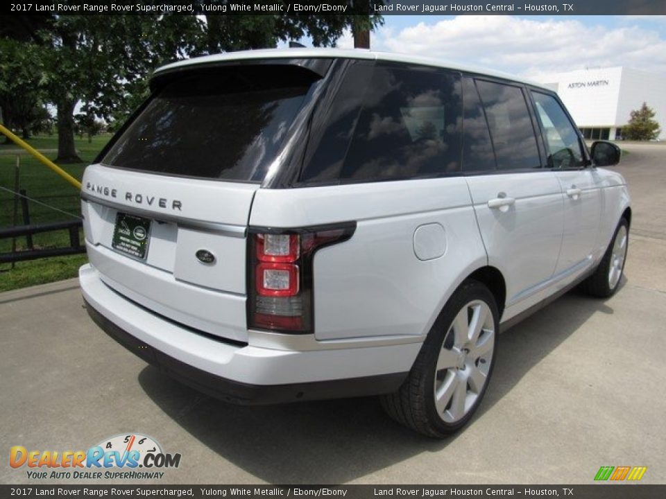 2017 Land Rover Range Rover Supercharged Yulong White Metallic / Ebony/Ebony Photo #7