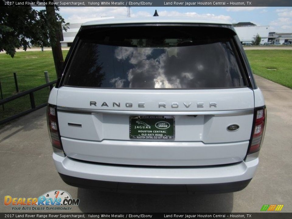 2017 Land Rover Range Rover Supercharged Yulong White Metallic / Ebony/Ebony Photo #8