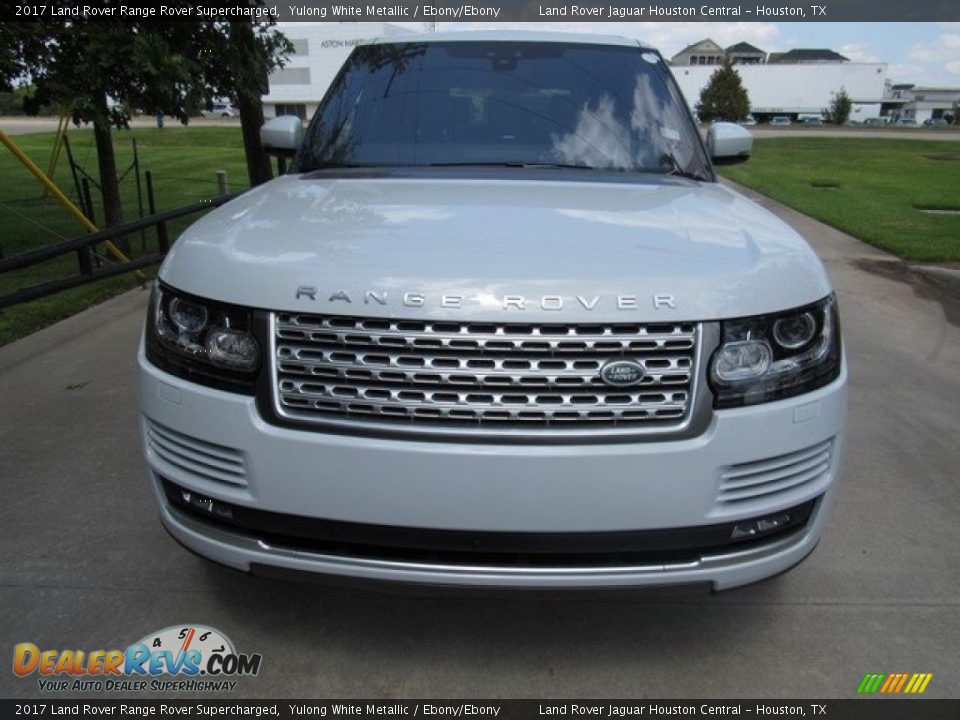 2017 Land Rover Range Rover Supercharged Yulong White Metallic / Ebony/Ebony Photo #9