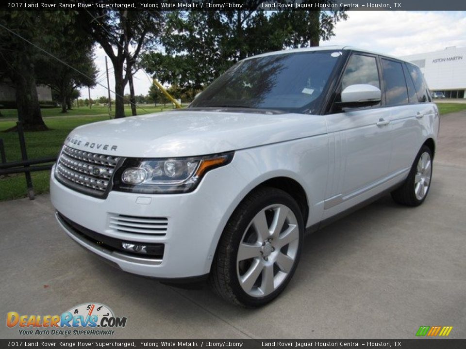 2017 Land Rover Range Rover Supercharged Yulong White Metallic / Ebony/Ebony Photo #10