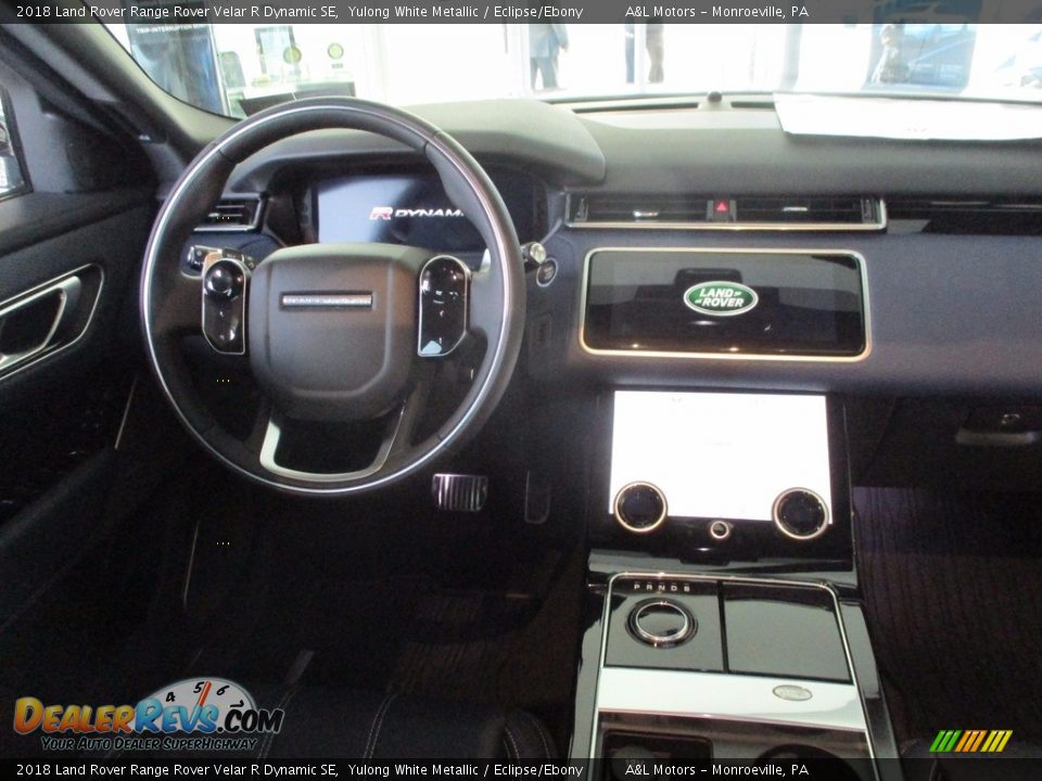 2018 Land Rover Range Rover Velar R Dynamic SE Yulong White Metallic / Eclipse/Ebony Photo #13