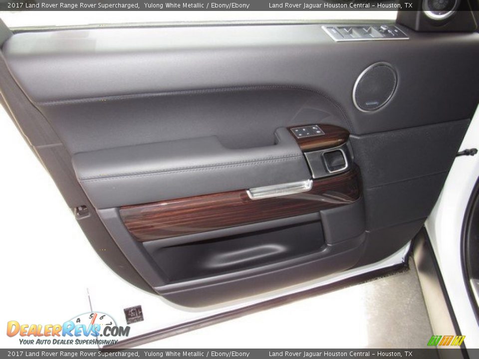 2017 Land Rover Range Rover Supercharged Yulong White Metallic / Ebony/Ebony Photo #18