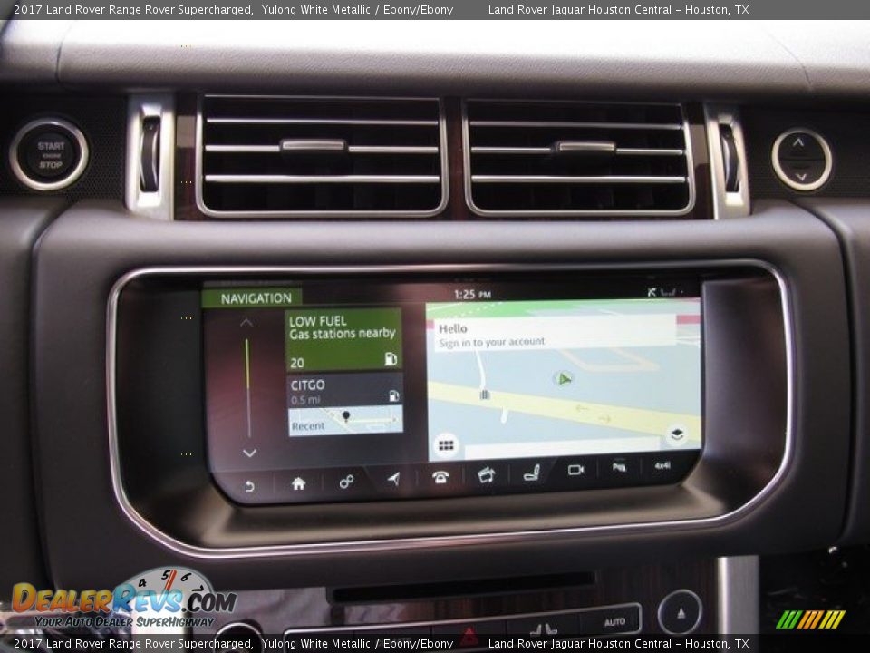 2017 Land Rover Range Rover Supercharged Yulong White Metallic / Ebony/Ebony Photo #20