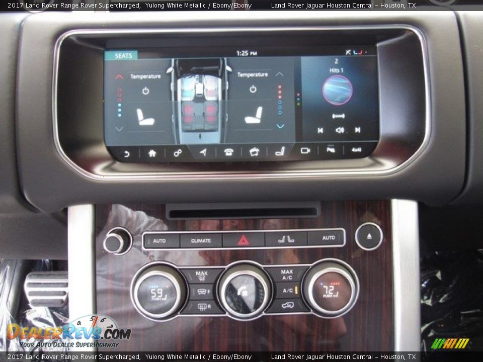 2017 Land Rover Range Rover Supercharged Yulong White Metallic / Ebony/Ebony Photo #22