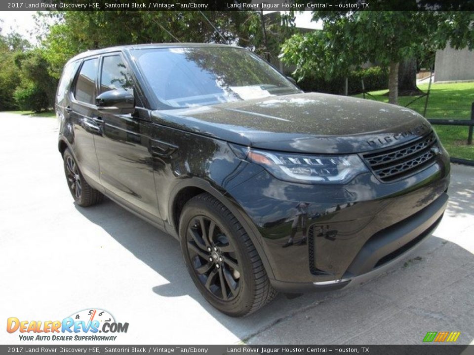 2017 Land Rover Discovery HSE Santorini Black / Vintage Tan/Ebony Photo #2