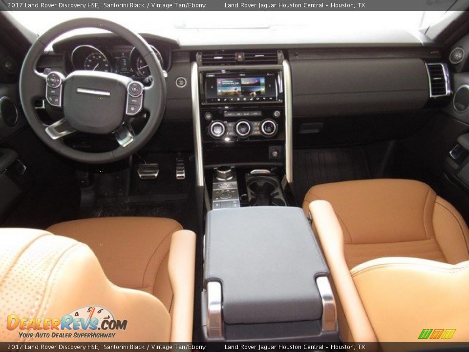 2017 Land Rover Discovery HSE Santorini Black / Vintage Tan/Ebony Photo #4