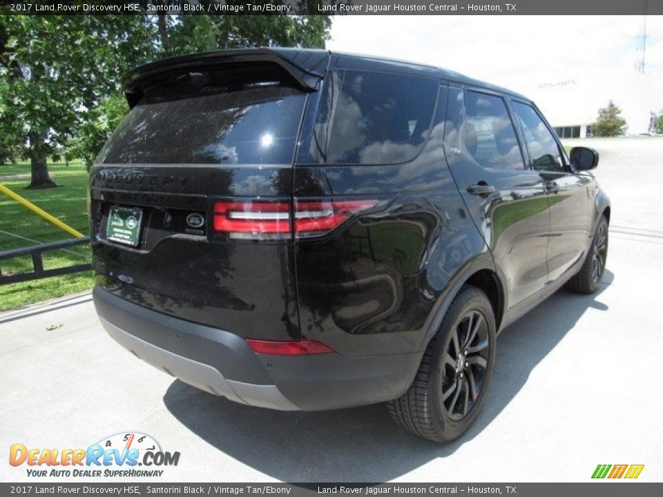 2017 Land Rover Discovery HSE Santorini Black / Vintage Tan/Ebony Photo #7