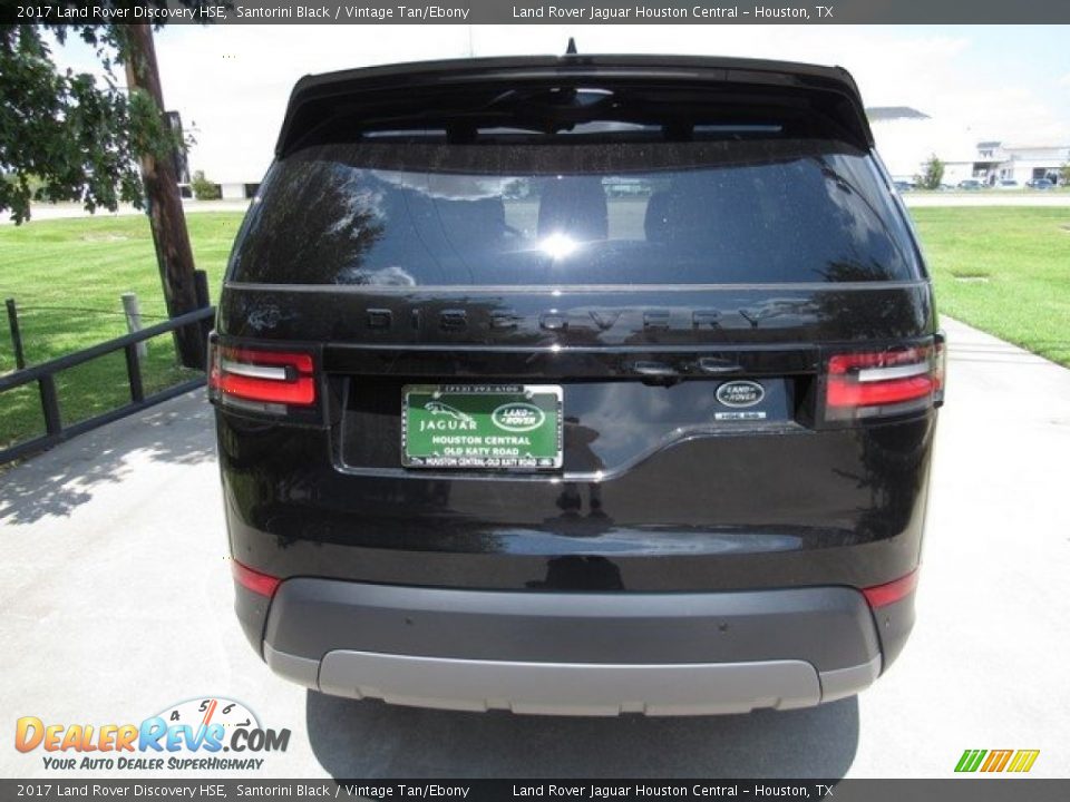 2017 Land Rover Discovery HSE Santorini Black / Vintage Tan/Ebony Photo #8