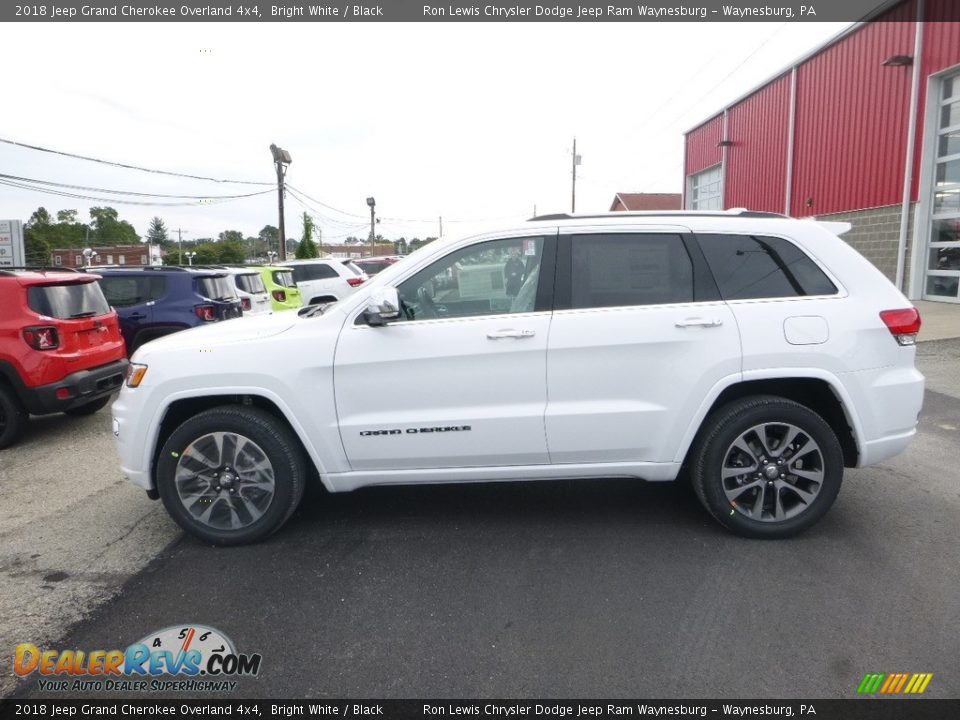 2018 Jeep Grand Cherokee Overland 4x4 Bright White / Black Photo #2