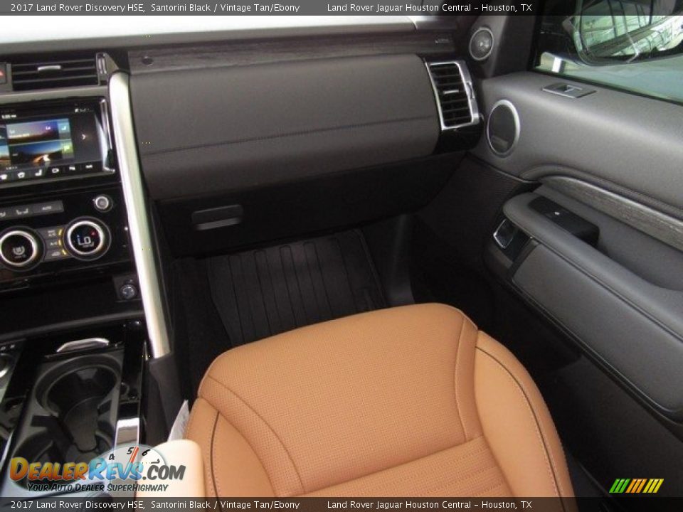 2017 Land Rover Discovery HSE Santorini Black / Vintage Tan/Ebony Photo #14