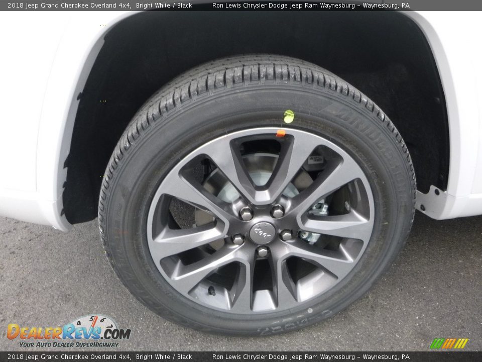 2018 Jeep Grand Cherokee Overland 4x4 Bright White / Black Photo #7