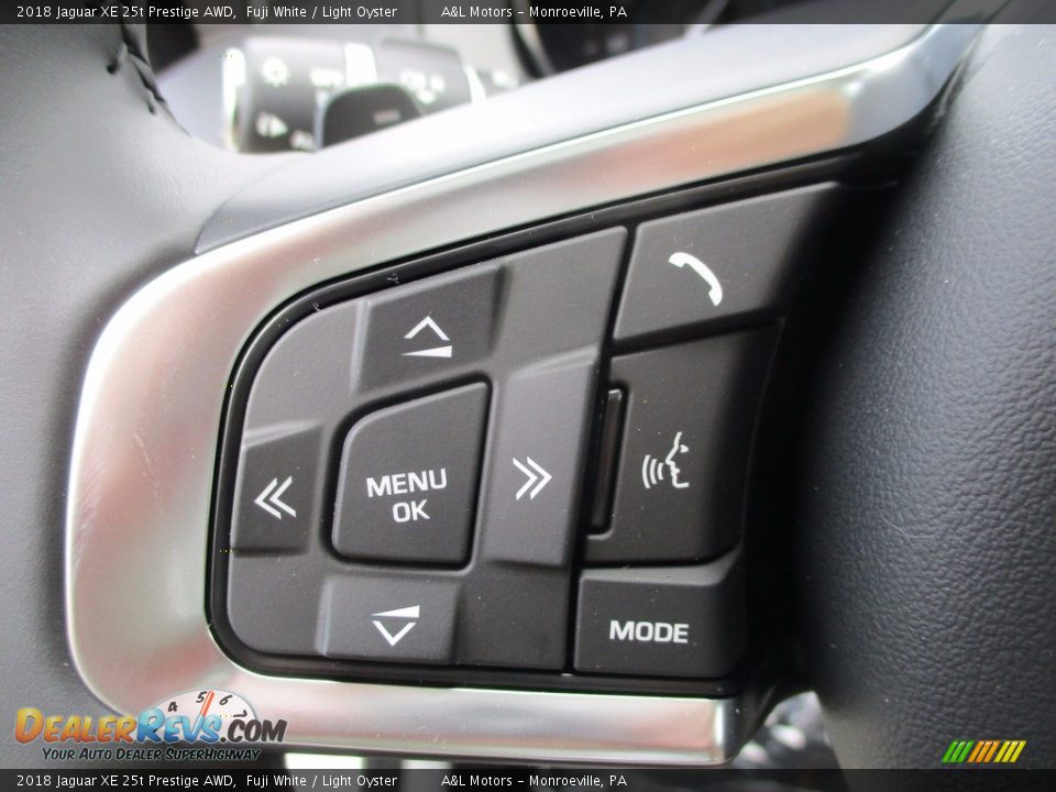 Controls of 2018 Jaguar XE 25t Prestige AWD Photo #18