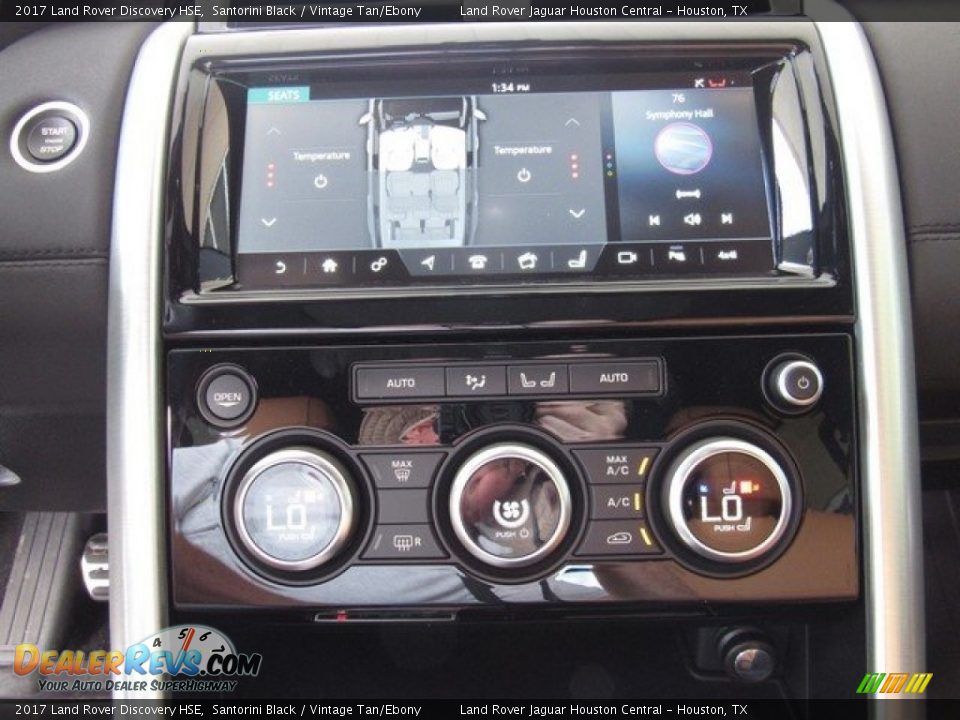 2017 Land Rover Discovery HSE Santorini Black / Vintage Tan/Ebony Photo #22