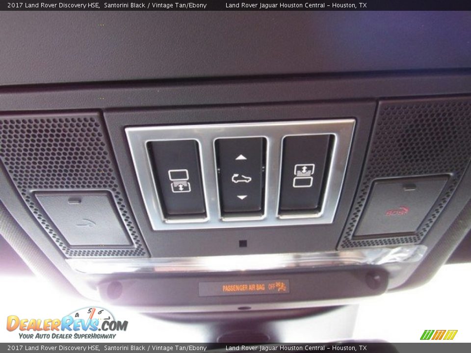 2017 Land Rover Discovery HSE Santorini Black / Vintage Tan/Ebony Photo #23