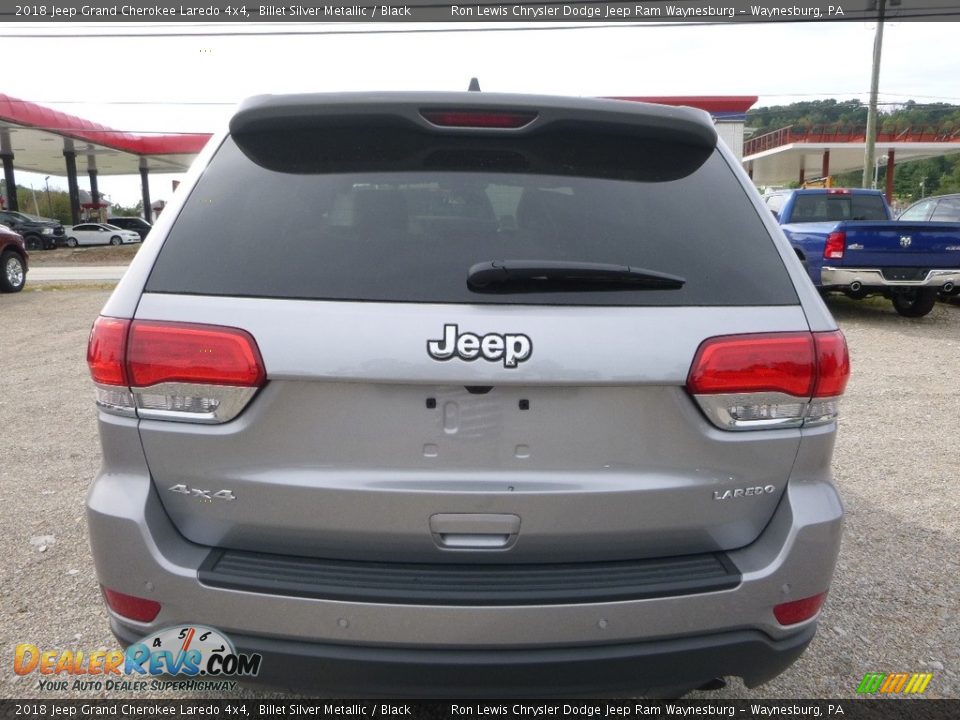 2018 Jeep Grand Cherokee Laredo 4x4 Billet Silver Metallic / Black Photo #4