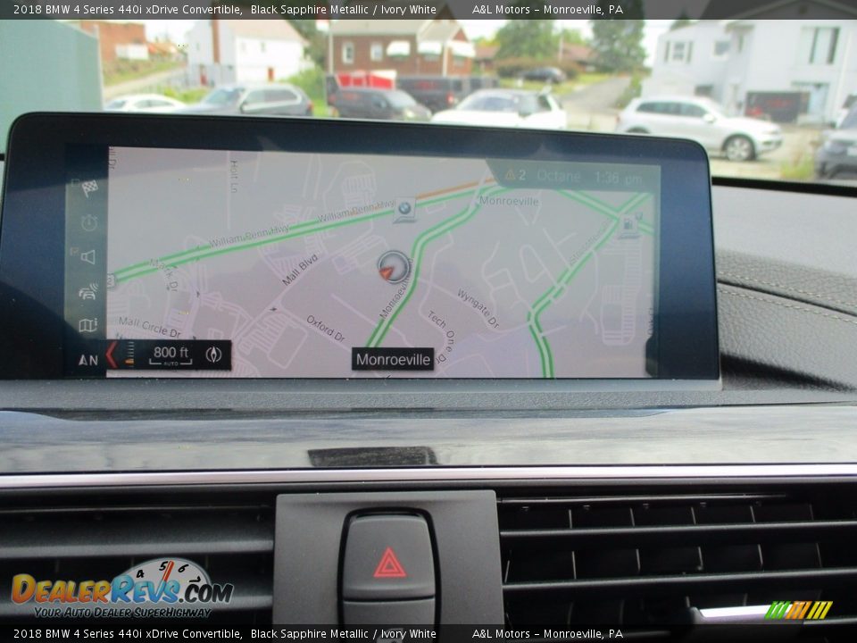 Navigation of 2018 BMW 4 Series 440i xDrive Convertible Photo #17
