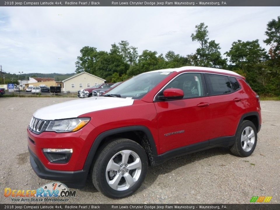 2018 Jeep Compass Latitude 4x4 Redline Pearl / Black Photo #1