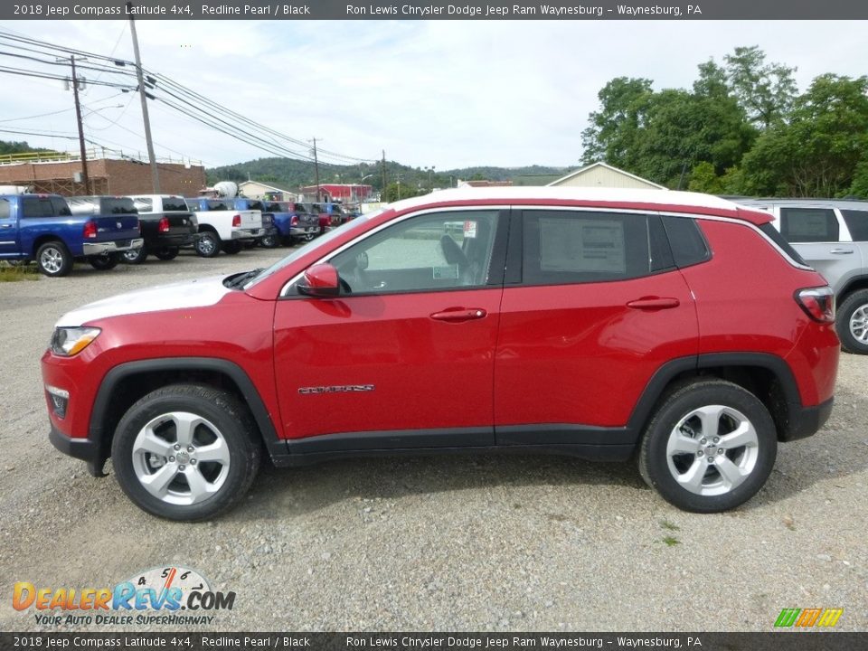 2018 Jeep Compass Latitude 4x4 Redline Pearl / Black Photo #2