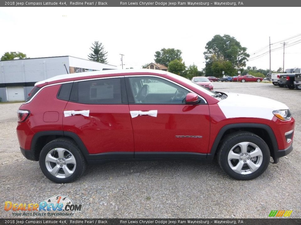 2018 Jeep Compass Latitude 4x4 Redline Pearl / Black Photo #6