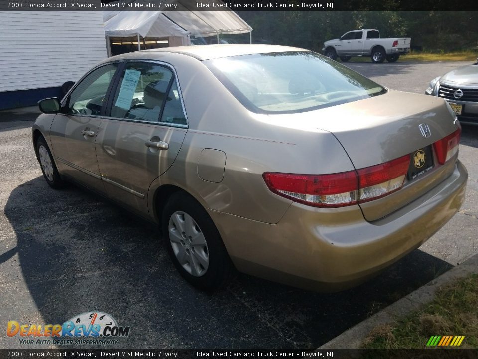 2003 Honda Accord LX Sedan Desert Mist Metallic / Ivory Photo #2