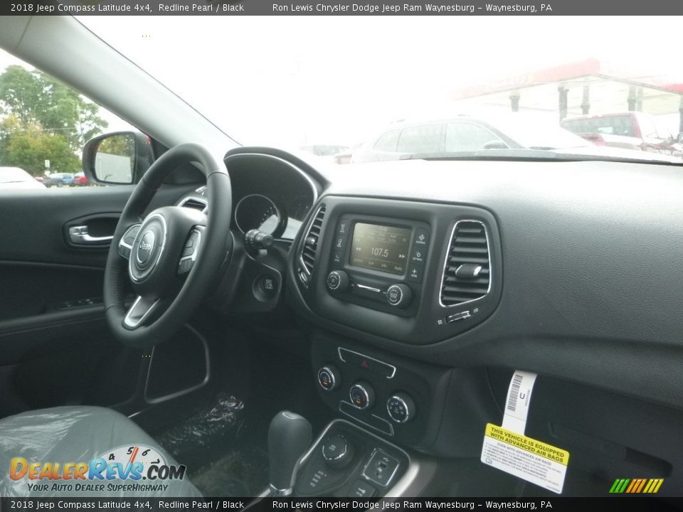 2018 Jeep Compass Latitude 4x4 Redline Pearl / Black Photo #11