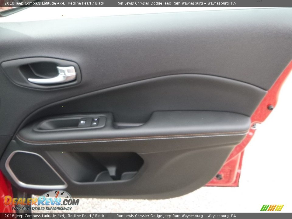 2018 Jeep Compass Latitude 4x4 Redline Pearl / Black Photo #12