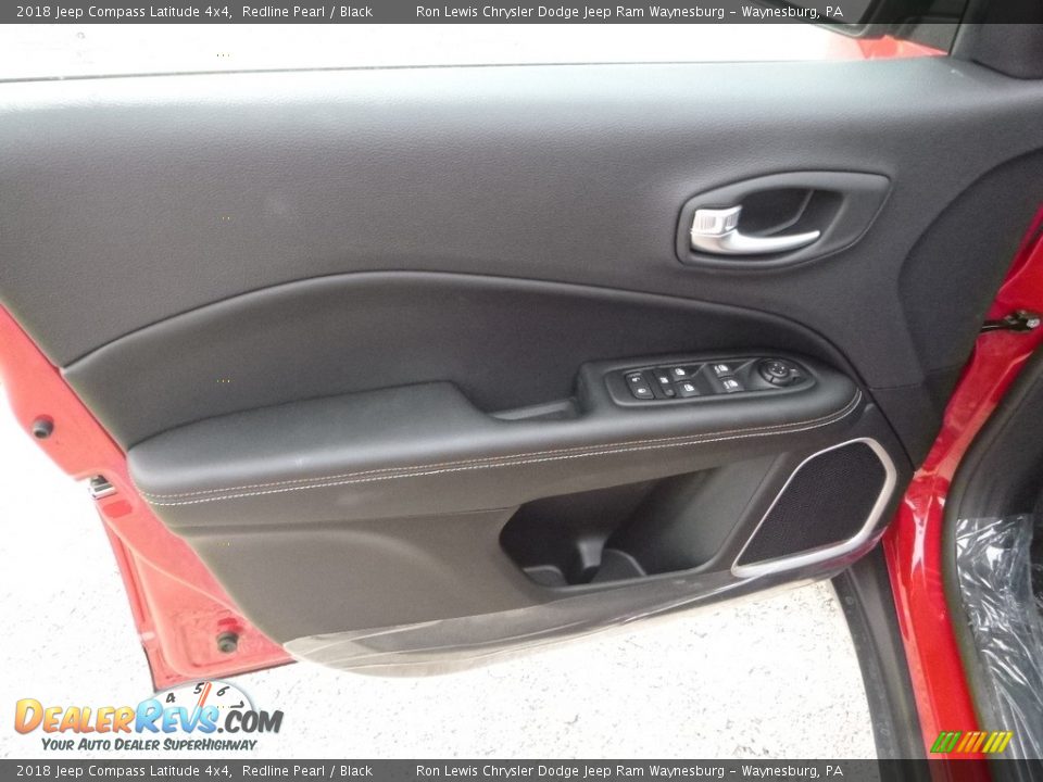2018 Jeep Compass Latitude 4x4 Redline Pearl / Black Photo #14