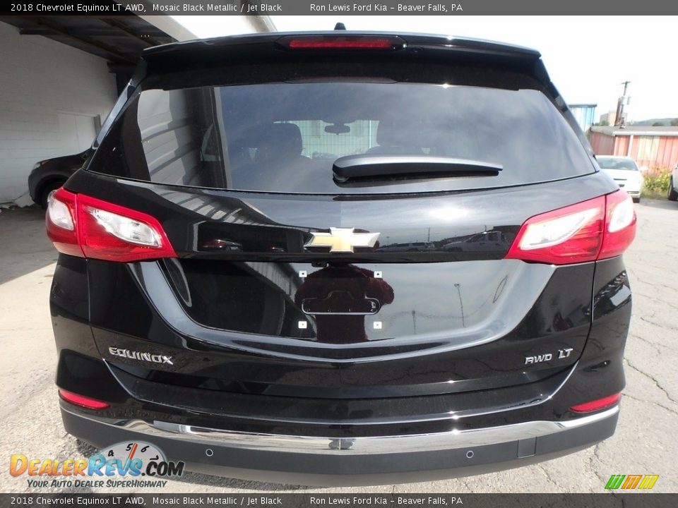 2018 Chevrolet Equinox LT AWD Mosaic Black Metallic / Jet Black Photo #3