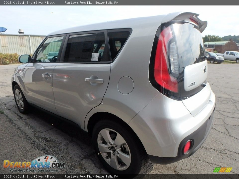 2018 Kia Soul Bright Silver / Black Photo #5