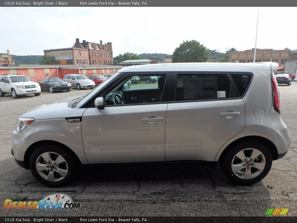 2018 Kia Soul Bright Silver / Black Photo #6