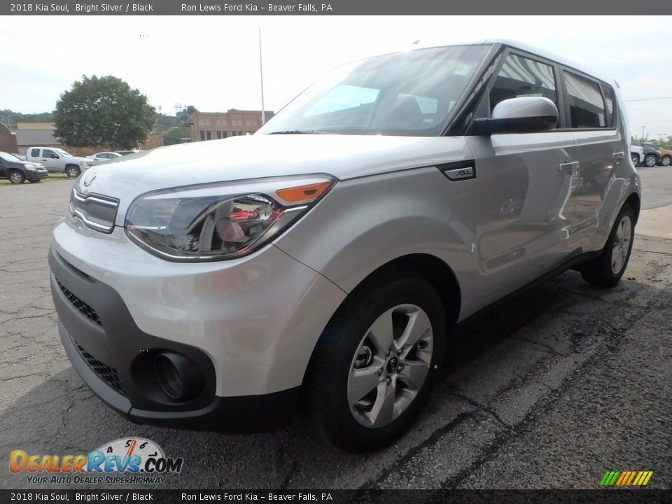 2018 Kia Soul Bright Silver / Black Photo #7