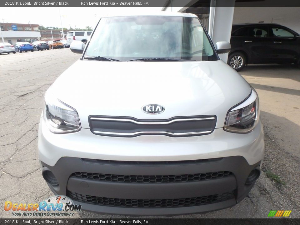 2018 Kia Soul Bright Silver / Black Photo #8